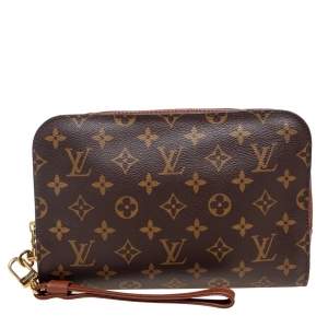 Pre Owned Louis Vuitton Monogram Canvas Orsay Clutch