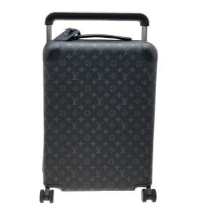 Pre Owned Louis Vuitton Monogram Eclipse Coated Canvas and Leather Horizon 50 Suitcase