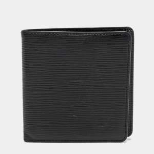 Louis Vuitton Black Epi Leather Bifold Wallet