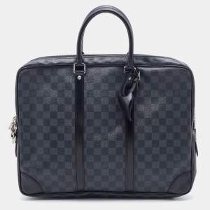 Pre Owned Louis Vuitton Damier Graphite Canvas Porte Documents Voyage Briefcase