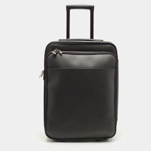 Louis Vuitton Black Taiga Leather Pegase Legere 55 Business Suitcase