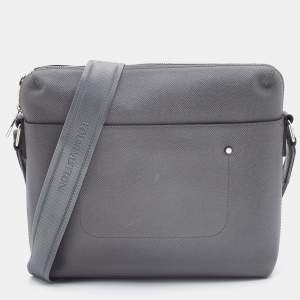 Louis Vuitton Grey Taiga Leather Grigori PM Messenger Bag