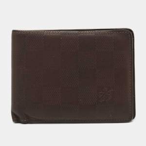Louis Vuitton Brown Infini Leather Multiple Bifold Wallet 