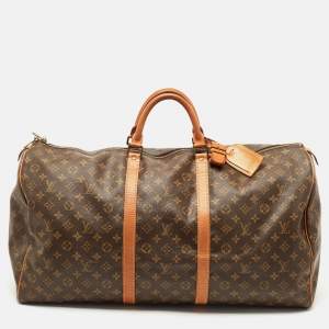 Louis Vuitton Monogram Canvas Keepall 55 Bag