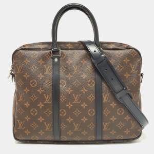 Louis Vuitton Monogram Canvas Porte Documents Voyage PM Bag