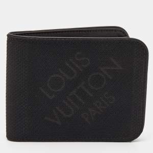 Louis Vuitton Black Damier Geant Canvas Bifold Wallet