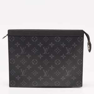 Louis Vuitton Monogram Eclipse Canvas Pochette Voyage MM