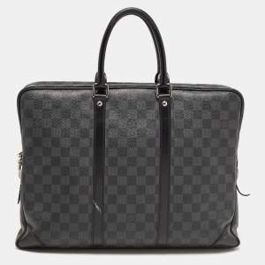 Louis Vuitton Damier Graphite Canvas Porte Documents Voyage GM Briefcase
