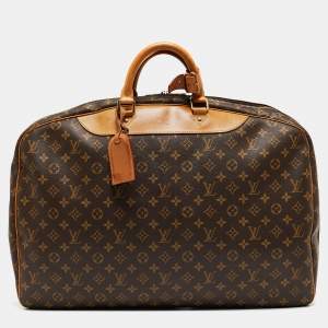 Louis Vuitton Monogram Canvas And Leather Alize 1 Poches Soft Suitcase