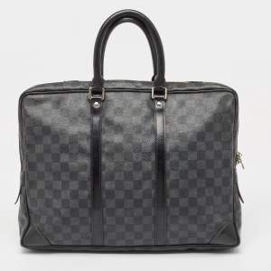 Pre Owned Louis Vuitton Damier Graphite Canvas Porte Documents Voyage Briefcase