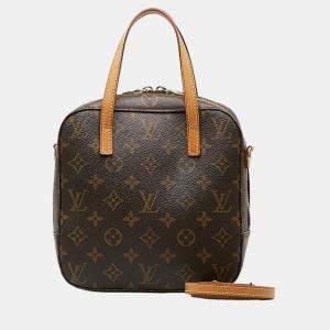 Louis Vuitton Brown Canvas Spontini Shoulder Bag