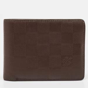 Louis Vuitton Brown Damier Infini Leather Multiple Wallet