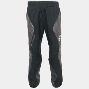 Louis Vuitton Black Monogram 2054 Synthetic Sporty Pants M
