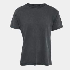 Louis Vuitton Grey Cotton Inside-Out Sleeve T-Shirt S