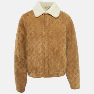Louis Vuitton Brown LVSE Monogram Shearling Blouson XL