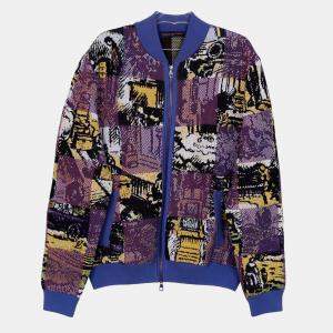  Louis Vuitton Multi Cotton Damier Pictorial Blouson Size XL 