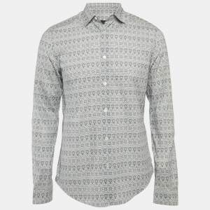 Louis Vuitton Blue Air Balloon Print Cotton Shirt M