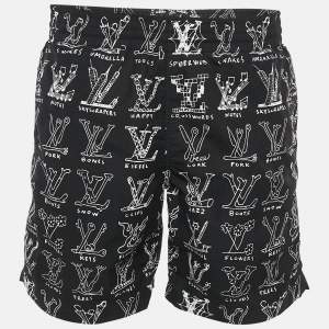 Louis Vuitton Black LV Cartoons Board Swim Shorts M