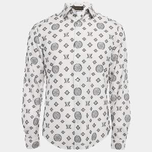 Louis Vuitton White Christopher Nemeth Rope Fil-coupe Cotton Shirt XL