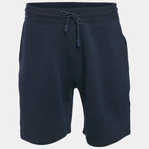 Louis Vuitton Staple Edition Navy Blue Jersey Drawstring Shorts L