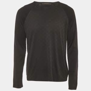 Louis Vuitton Brown Damier Jersey Raglan Sleeve T-Shirt XL