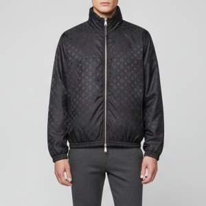مملوكة مسبقًا Louis Vuitton Navy Blue Monogram Nylon Reversible Jacket XXL