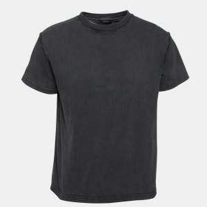 Louis Vuitton Grey Cotton Inside Out Short Sleeve Crew Neck T-Shirt S