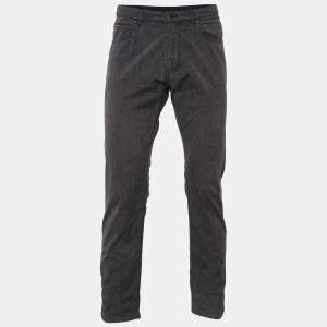 Louis Vuitton Grey Denim Gaston V Jeans L