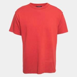 Louis Vuitton Red Cotton Inside-Out T-Shirt M
