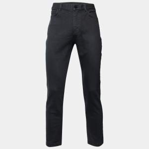 Louis Vuitton Black Cotton Regular Fit Jeans L/Waist 36"