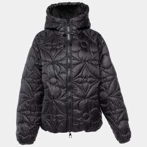 Louis Vuitton Black Monogram Quilted Reversible Puffer Jacket L