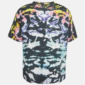 Louis Vuitton Multicolor Tie & Dye Cotton T-Shirt L