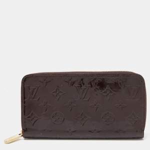 Louis Vuitton Amarante Monogram Vernis Zippy Wallet