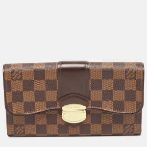 Louis Vuitton Damier Ebene Sistina Wallet
