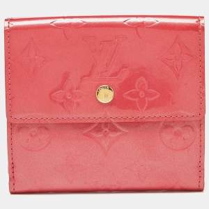 Louis Vuitton Framboise Monogram Vernis Elise Wallet