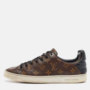 Louis Vuitton Monogram Canvas Frontrow Low Top Sneakers Size 40