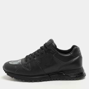 Louis Vuitton Black Monogram PVC and Leather Runaway Sneakers Size 42