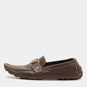 مملوكة مسبقًا Louis Vuitton Monte Carlo Size 43 Brown Leather Loafers