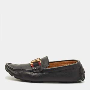 مملوكة مسبقًا Louis Vuitton Monte Carlo Size 40 Black Leather Loafers