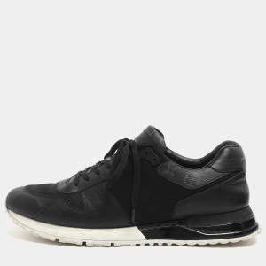 Pre Owned حذاء رياضي لويس فويتون ران أواي جلد أبيض مقاس 44