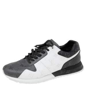 Pre Owned Louis Vuitton Tricolor Monogram Canvas Run Away Sneakers Size 45