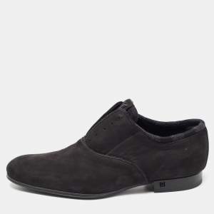 Louis Vuitton Black Suede Lace Up Oxford Size 40