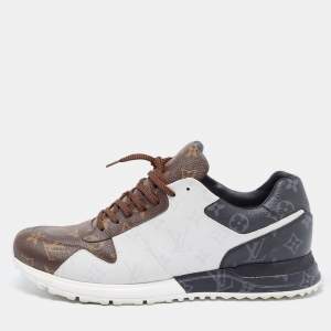 Louis Vuitton Tricolor Monogram Canvas Run Away Sneakers Size 45