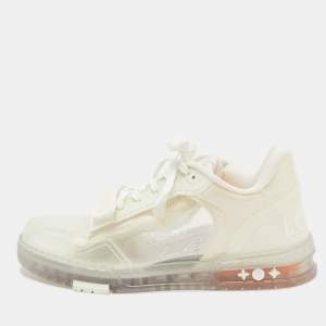 Louis Vuitton Transparent PVC Trainer Low Top Sneakers Size 41