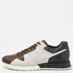 Louis Vuitton Tri Color Monogram Canvas Run Away Low Top Sneakers Size 41.5