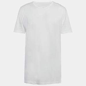 Maison Martin Margiela White Cotton Crew Neck T-Shirt XL