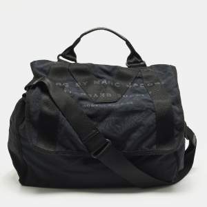 مملوكة مسبقًا Marc by Marc Jacobs Standard Supply Large Navy Blue Canvas Messenger Bag