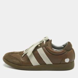 Marc Jacobs Brown Suede Low Top Sneakers Size 42