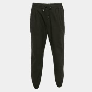 McQ by Alexander McQueen Black Denim Jogger Pants L