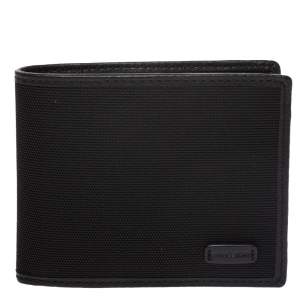 Michael Kors Black Canvas Bifold Wallet